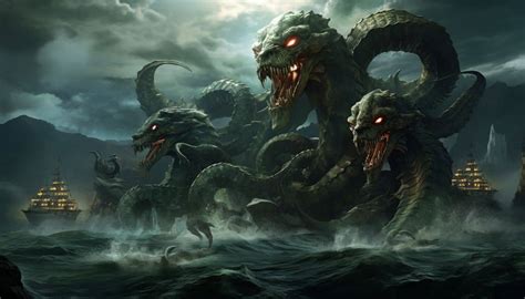 greek monster nine heads|Hydra – The Greek Monster With Nine Heads